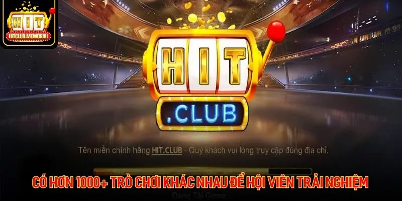 Có hơn 1000+ trò chơi khác nhau để hội viên trải nghiệm