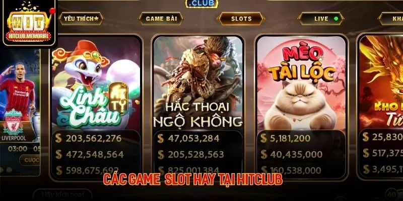 Giới thiệu kho game Slot siêu đặc sắc tại Hitclub